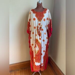 NF cafton, orange yellow cream dress cafton mrs roper Halloween